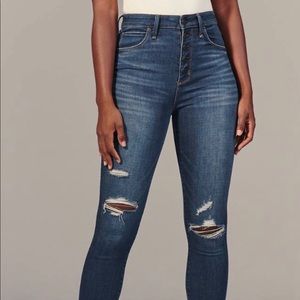 Abercrombie Curve Love High Waisted Skinny Jeans